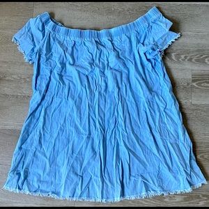 Denim babydoll dress